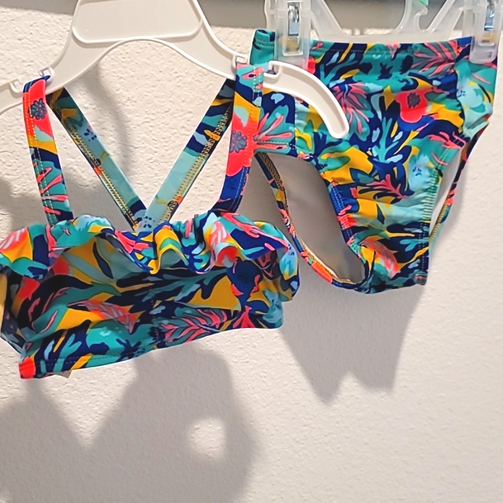 🔵 3/20 - 2T swimwear Cat and Jack bikini set